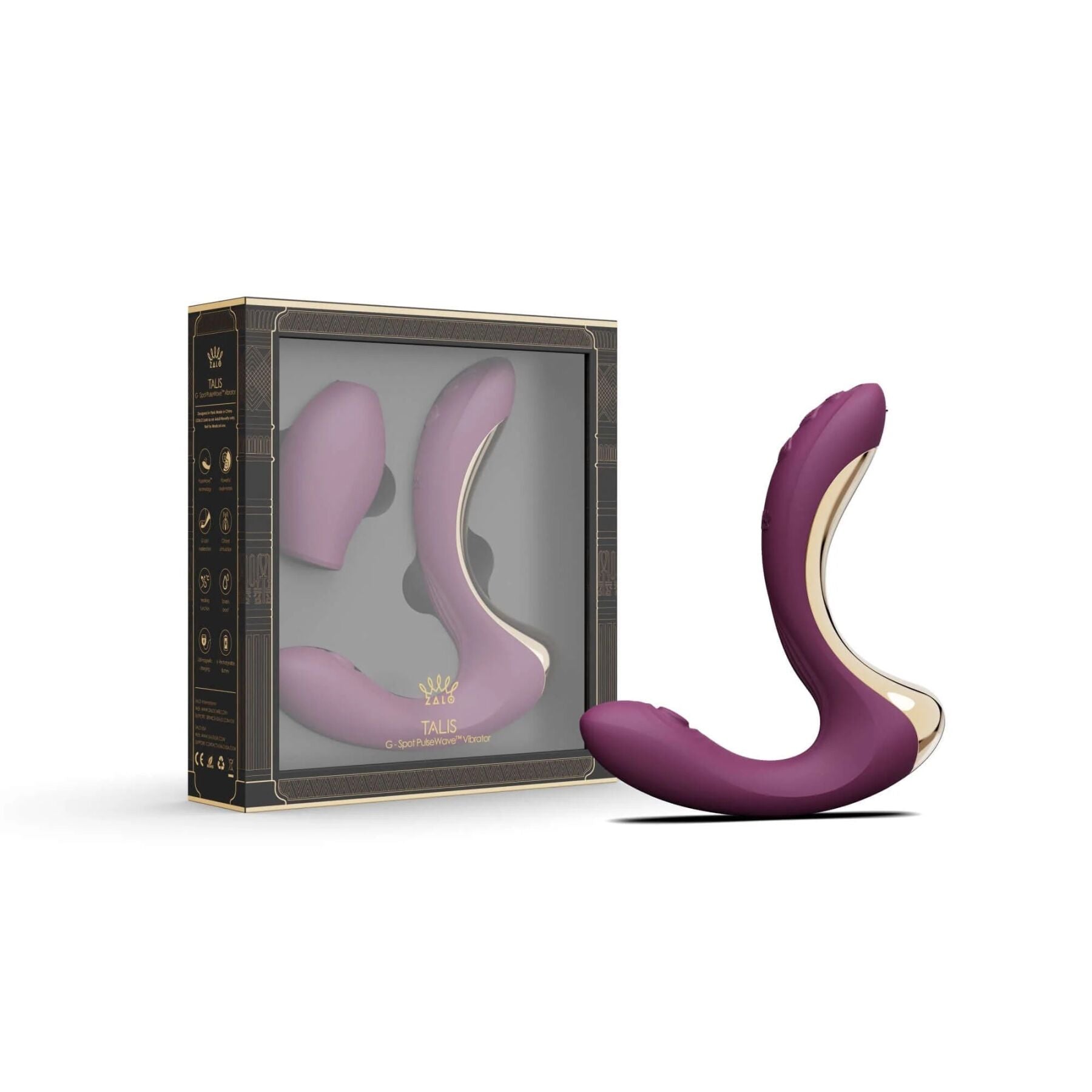 Вібратор-пульсатор з вакуумною насадкою Zalo Talis G-Spot PulseWave Vibrator