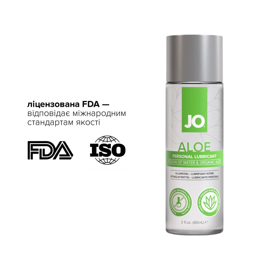 Лубрикант на водній основі JO H2O Organic Aloe