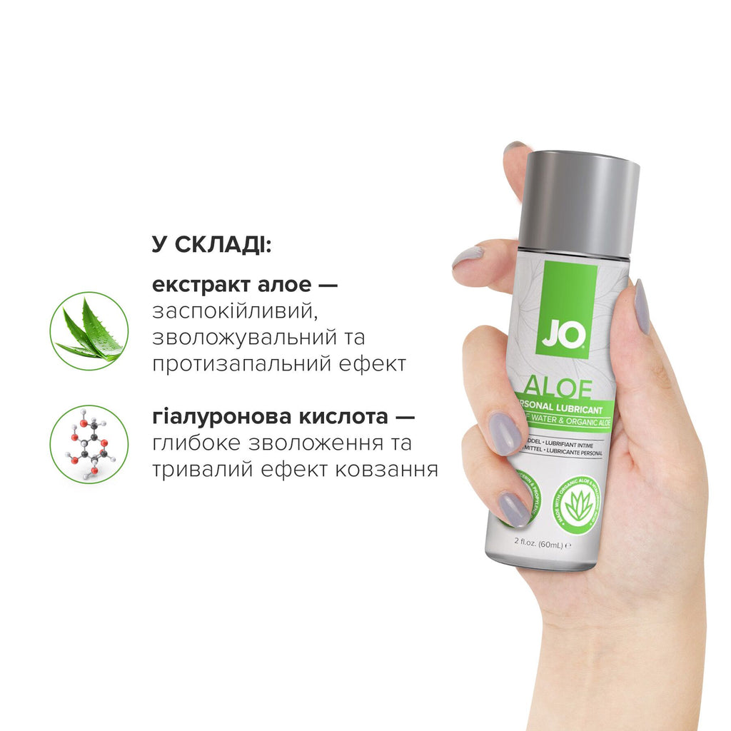 Лубрикант на водній основі JO H2O Organic Aloe