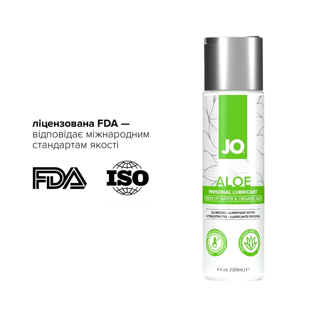 Лубрикант на водній основі JO H2O Organic Aloe