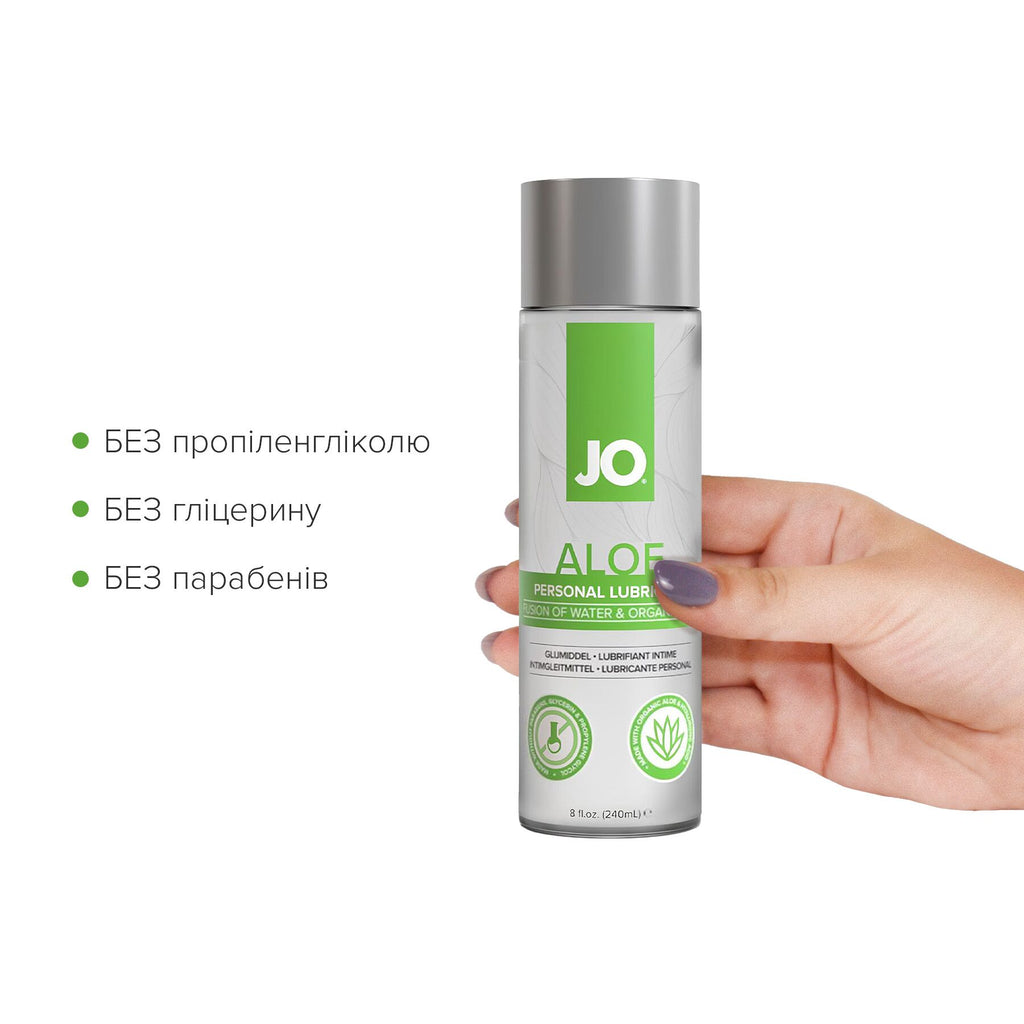 Лубрикант на водній основі JO H2O Organic Aloe