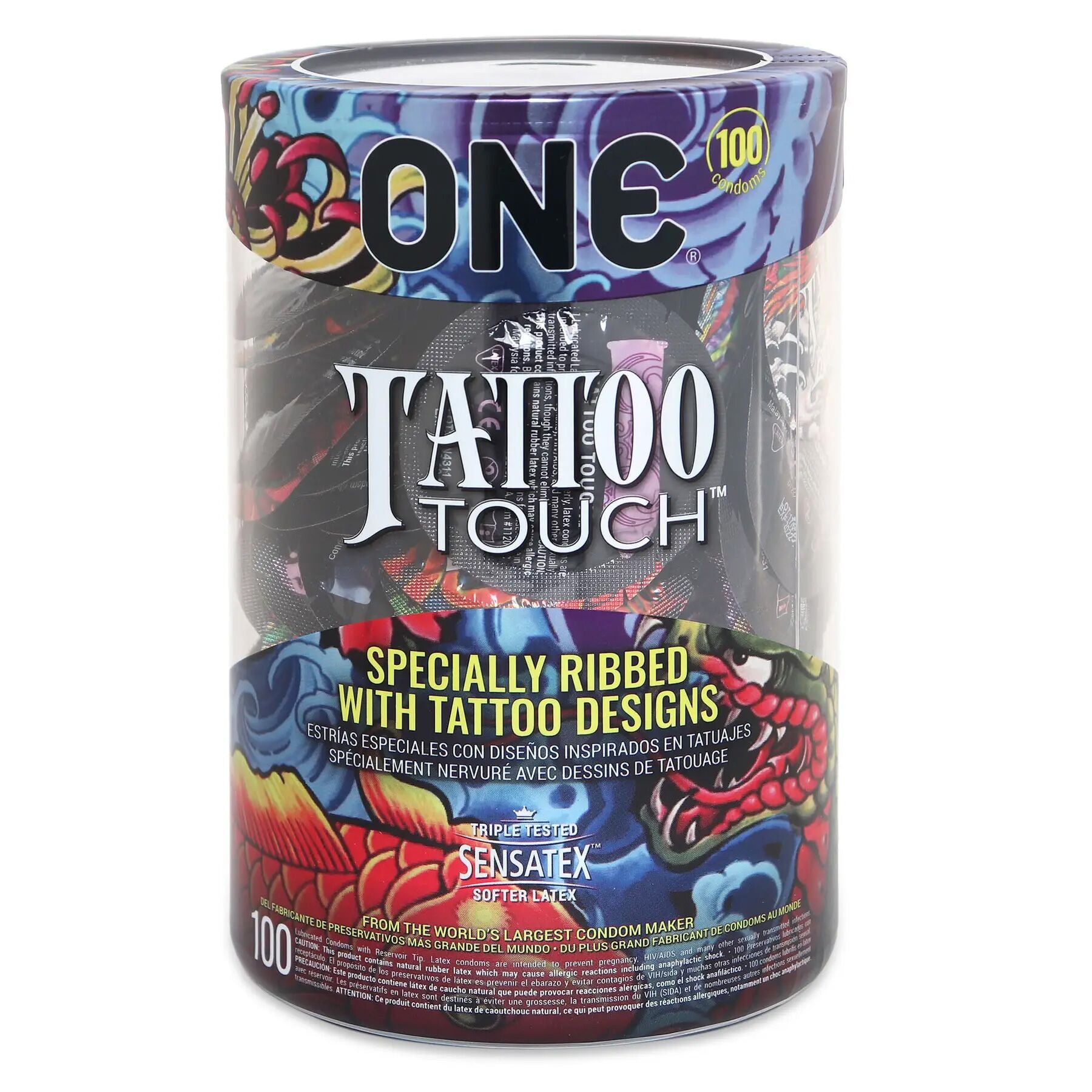 Презервативи ONE Tattoo Touch