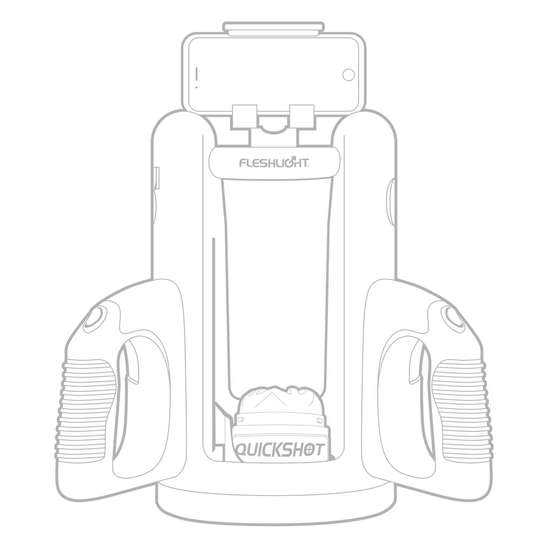 Автоматична секс-машина для чоловіків Fleshlight Quickshot Launch V2