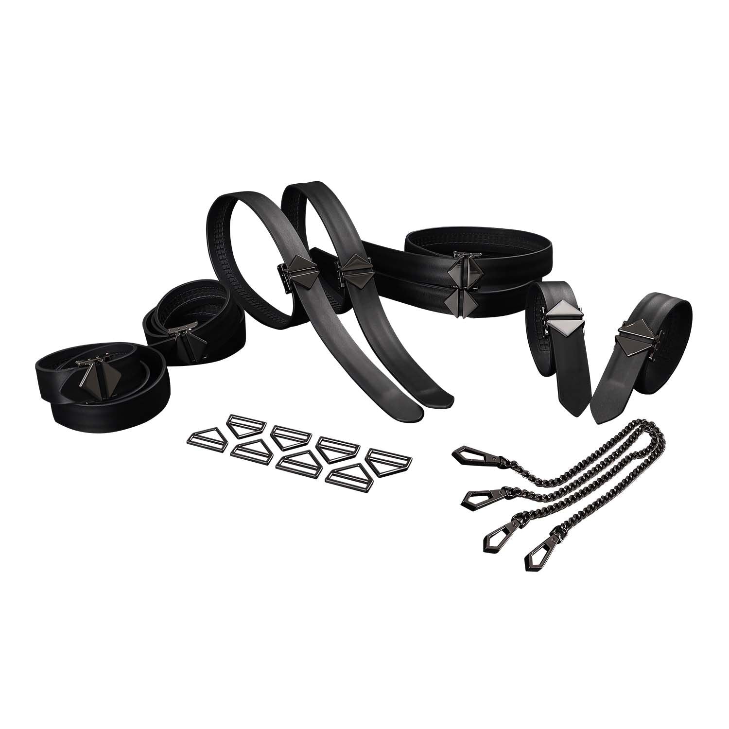 Набір для бондажу LOCKINK 8-Bondage-Straps Restraint Set