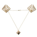Затискачі для сосків з важкою підвіскою LOCKINK Adjustable Nipple Clamps Adjustable Nipple Clamps with Heavy Pendant