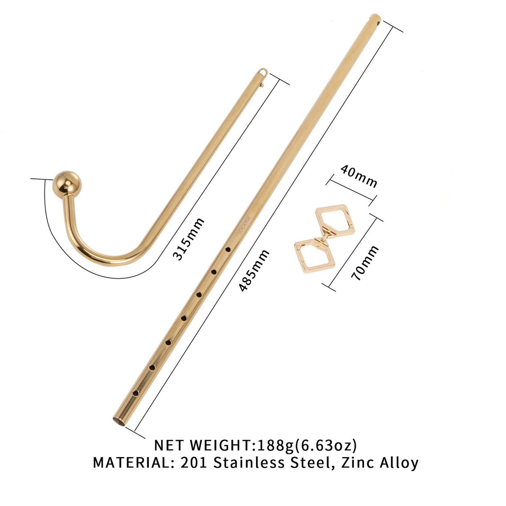 Анальний гак LOCKINK Golden Adjustable Anal