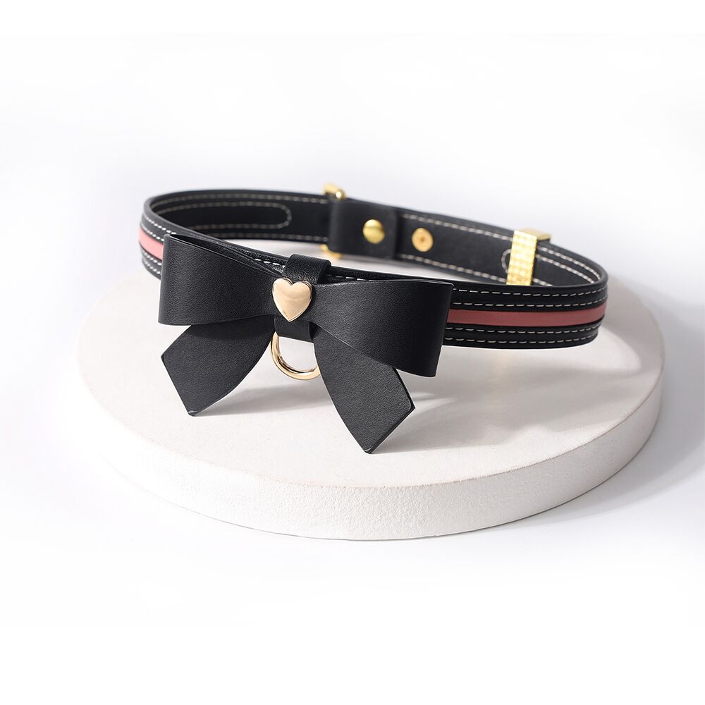 Нашийник з повідцем LOCKINK SEVANDA Love Heart SEVANDA Love Heart Butterfly Leather Collar Set