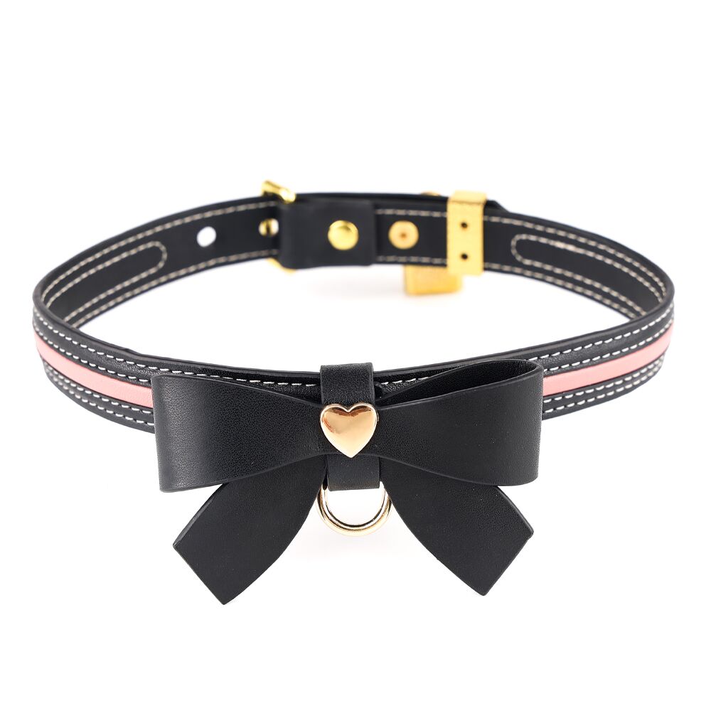 Нашийник з повідцем LOCKINK SEVANDA Love Heart SEVANDA Love Heart Butterfly Leather Collar Set