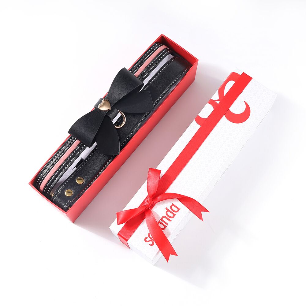 Нашийник з повідцем LOCKINK SEVANDA Love Heart SEVANDA Love Heart Butterfly Leather Collar Set