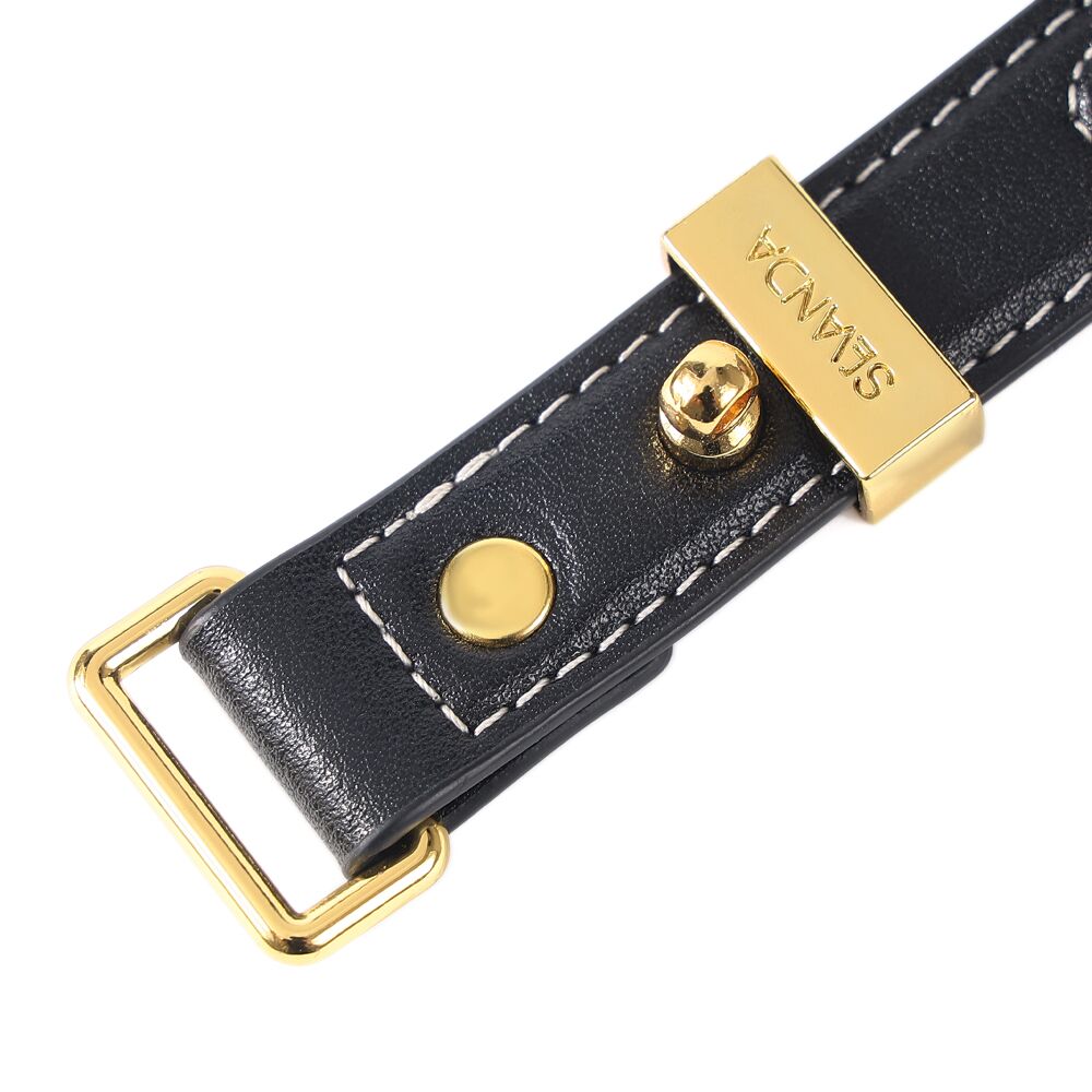 Нашийник з повідцем LOCKINK SEVANDA Love Heart SEVANDA Love Heart Butterfly Leather Collar Set