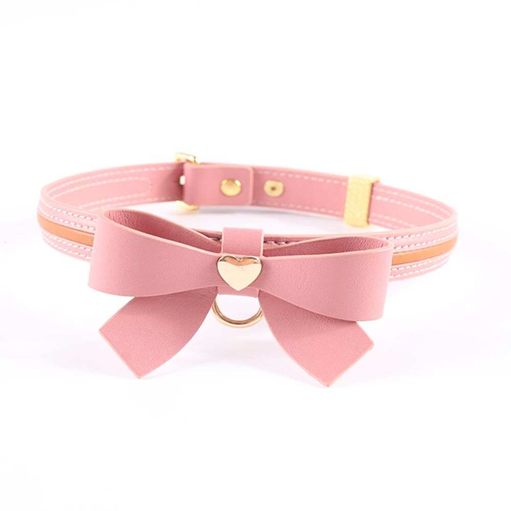 Нашийник з повідцем LOCKINK SEVANDA Love Heart SEVANDA Love Heart Butterfly Leather Collar Set