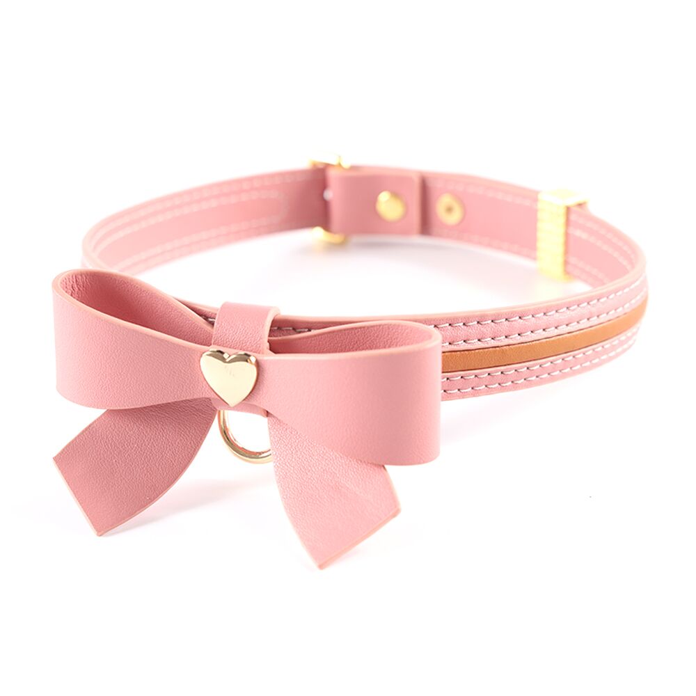 Нашийник з повідцем LOCKINK SEVANDA Love Heart SEVANDA Love Heart Butterfly Leather Collar Set