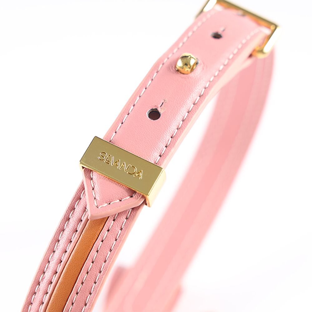 Нашийник з повідцем LOCKINK SEVANDA Love Heart SEVANDA Love Heart Butterfly Leather Collar Set