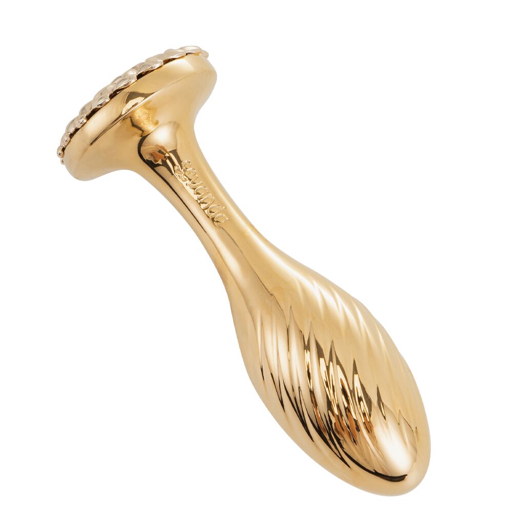 Металева анальна пробка LOCKINK SEVANDA Pearl Pear-shape