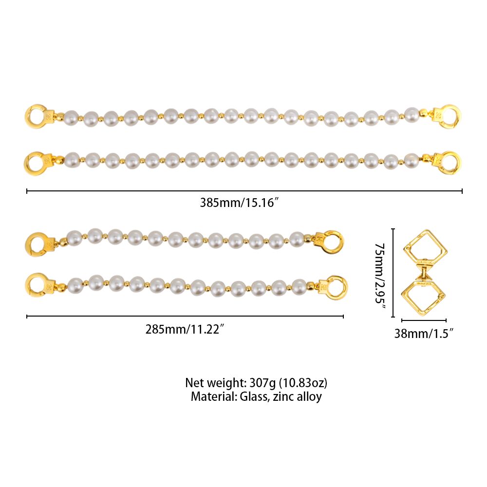 Перлинні наручники та поножі LOCKINK Pearl Handcuffs &