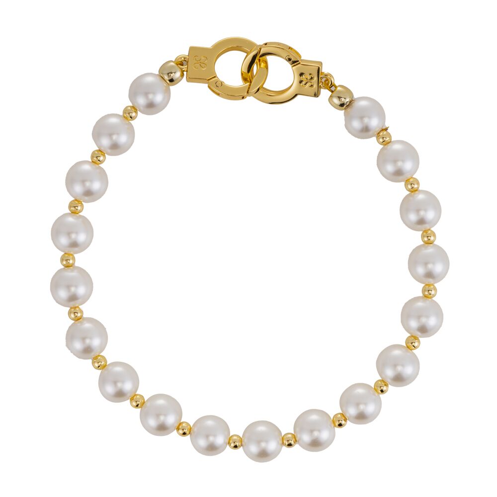 Перлинні наручники та поножі LOCKINK Pearl Handcuffs &