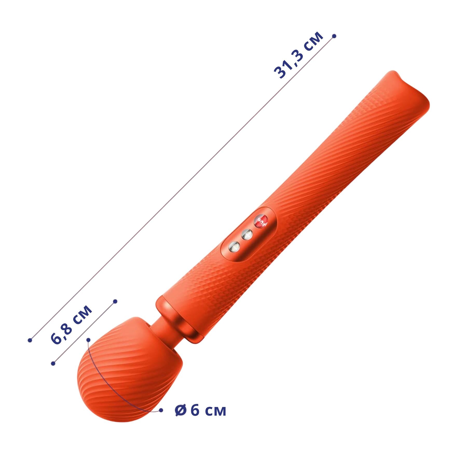Вібромасажер Fun Factory VIM Vibrating Wand sunrise