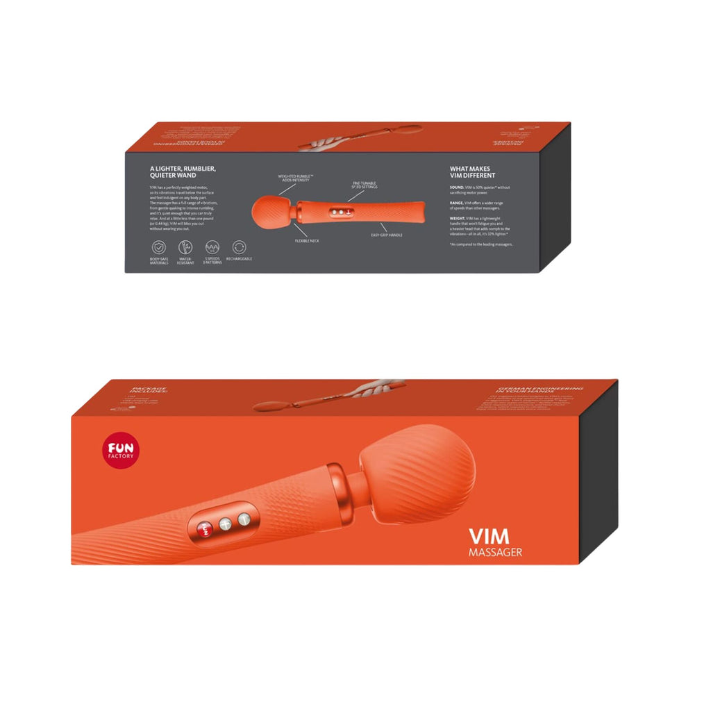 Вібромасажер Fun Factory VIM Vibrating Wand sunrise