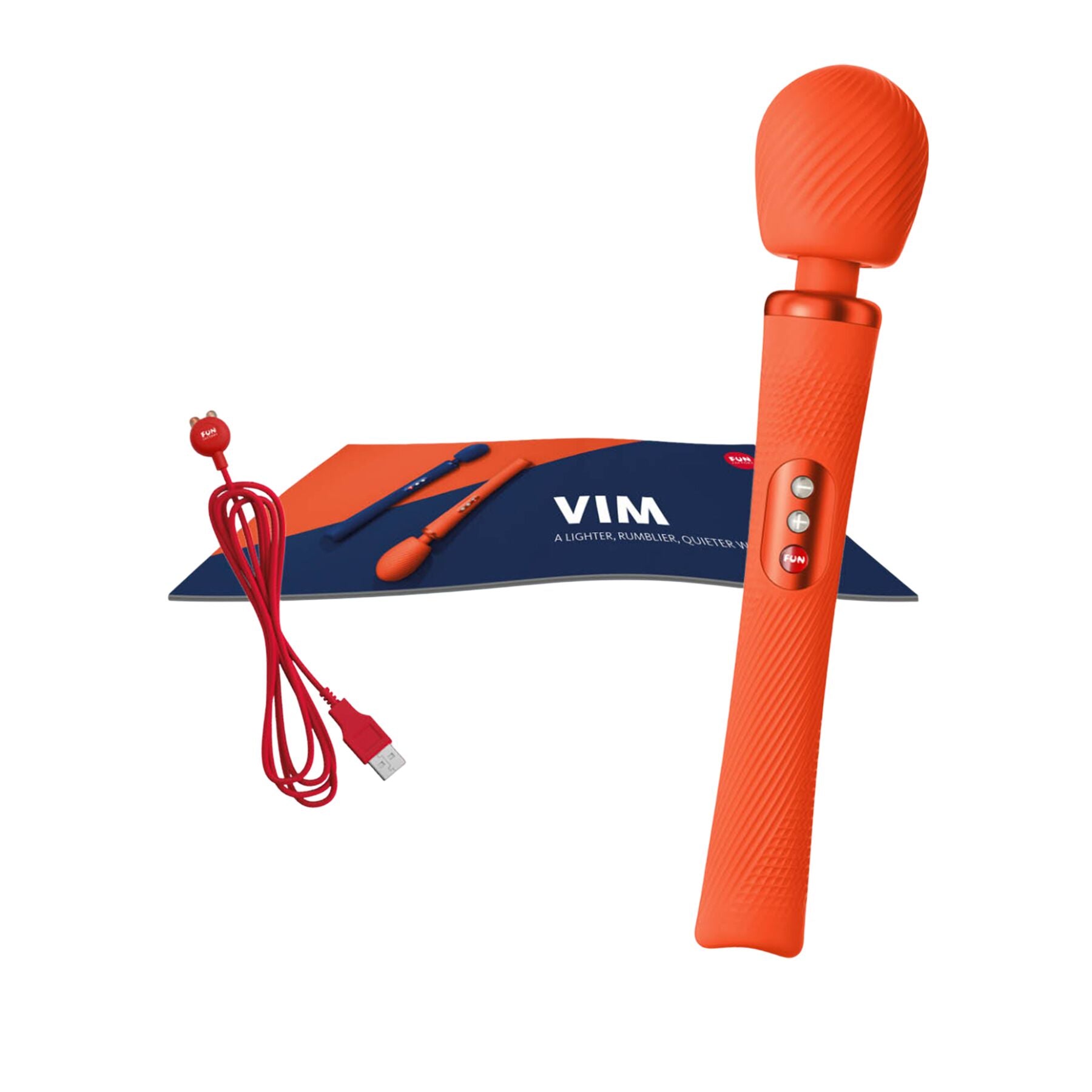 Вібромасажер Fun Factory VIM Vibrating Wand sunrise