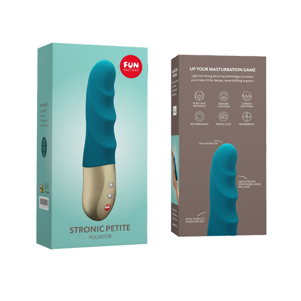 Мініпульсатор Fun Factory STRONIC PETITE deep sea
