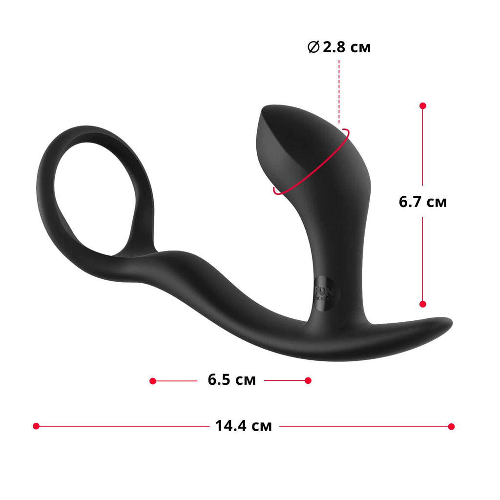 Анальна пробка з ерекційним кільцем Fun Factory BOOTIE RING