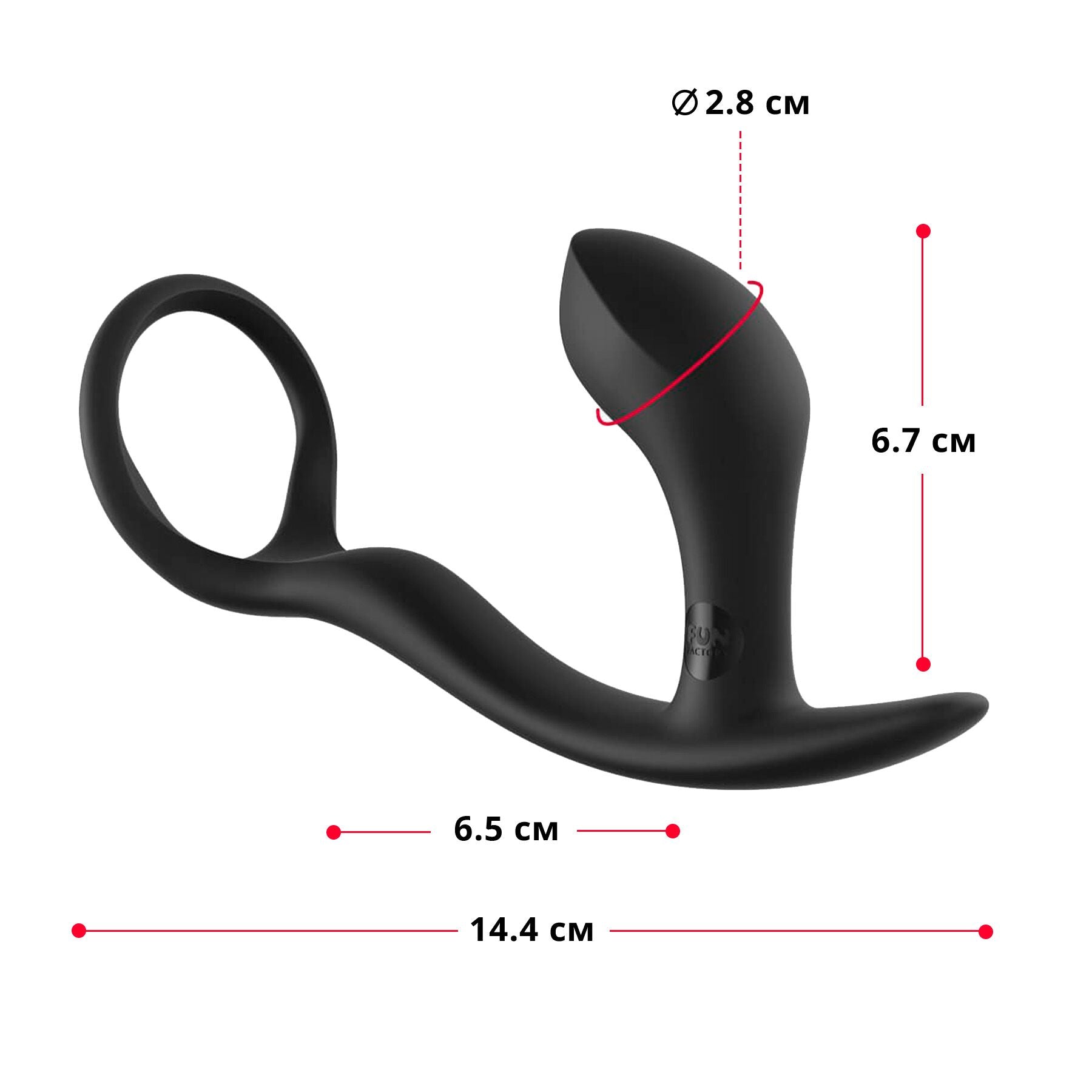 Анальна пробка з ерекційним кільцем Fun Factory BOOTIE RING