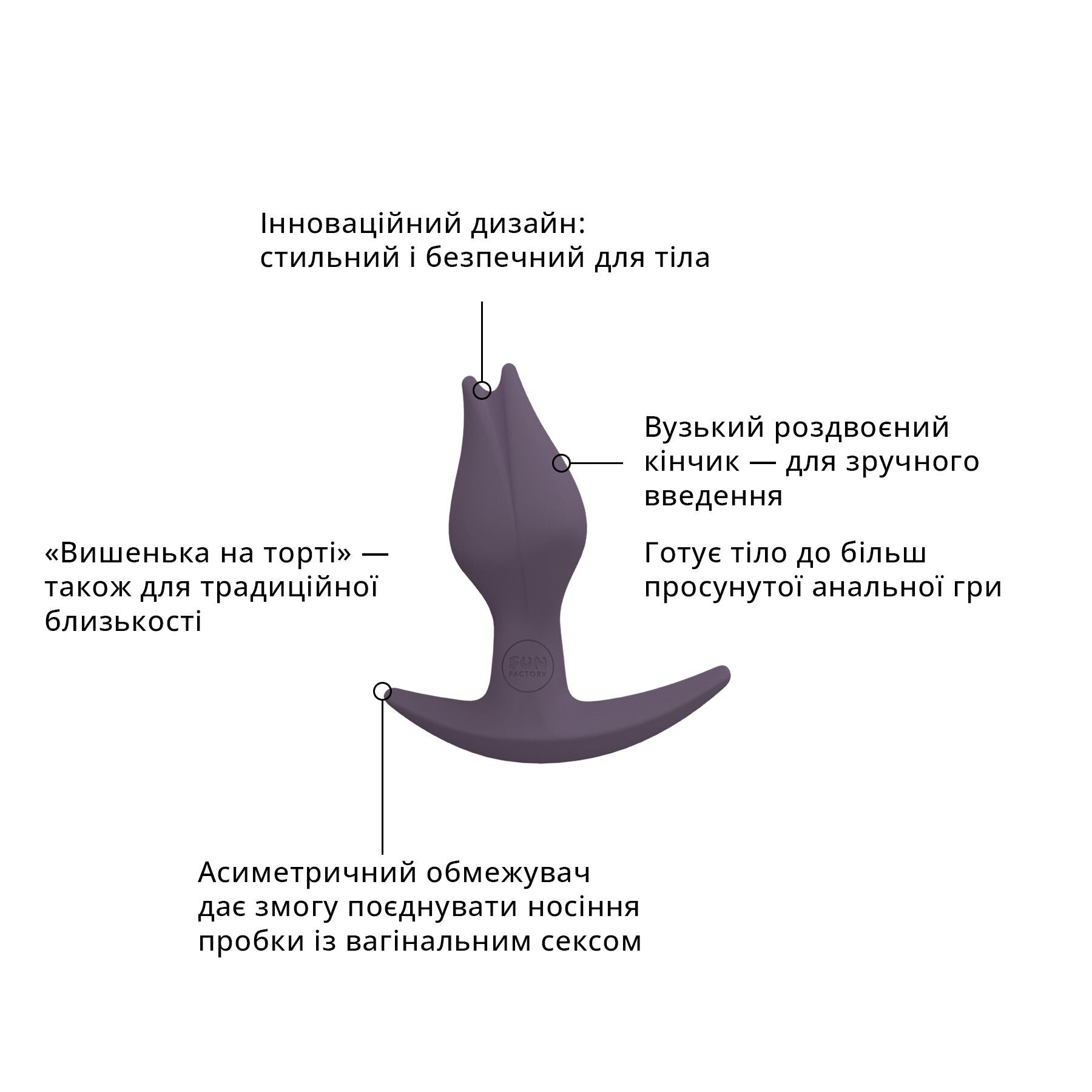 Анальна пробка Fun Factory BOOTIE FEM