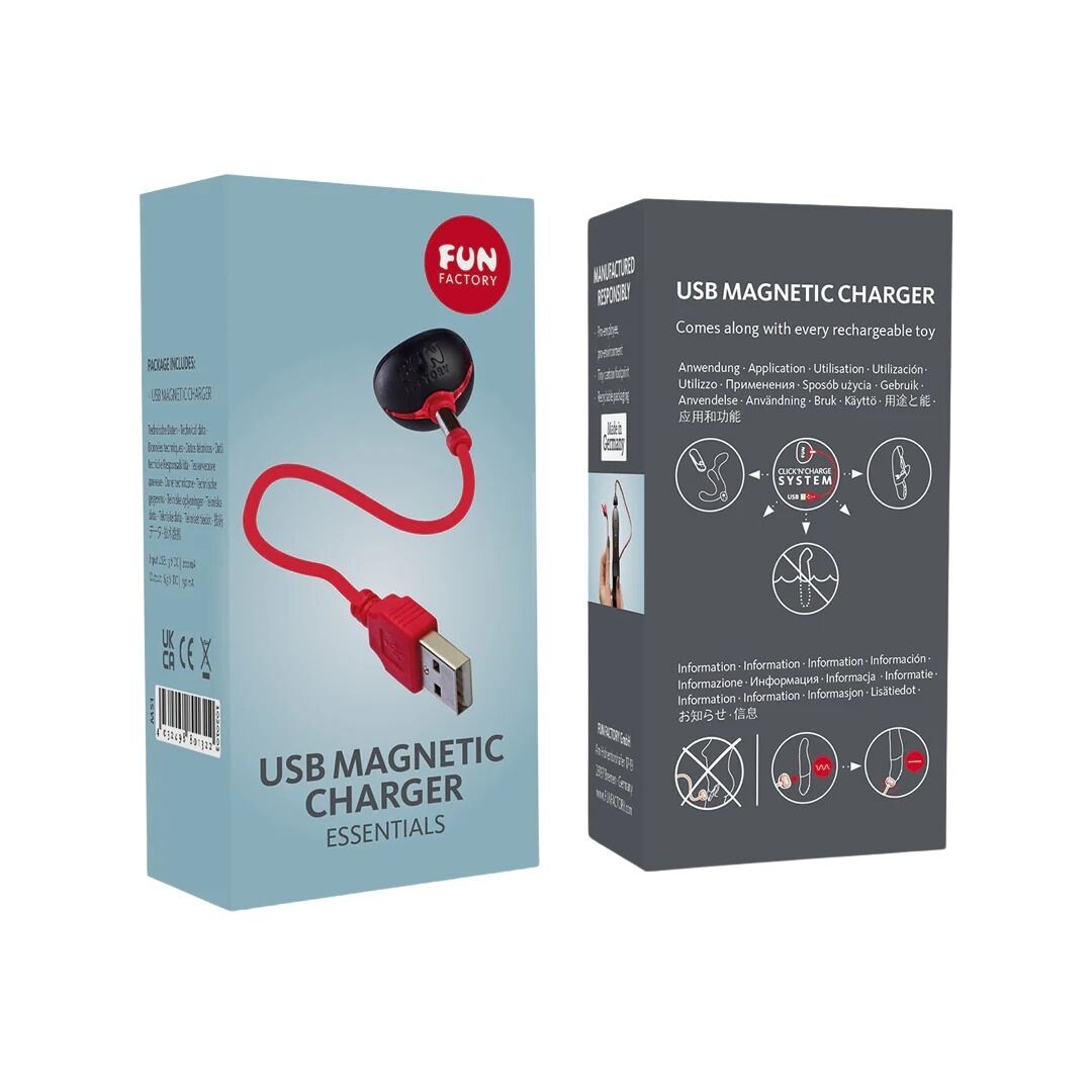 Магнітний кабель для заряджання Fun Factory USB MAGNETIC CHARGER