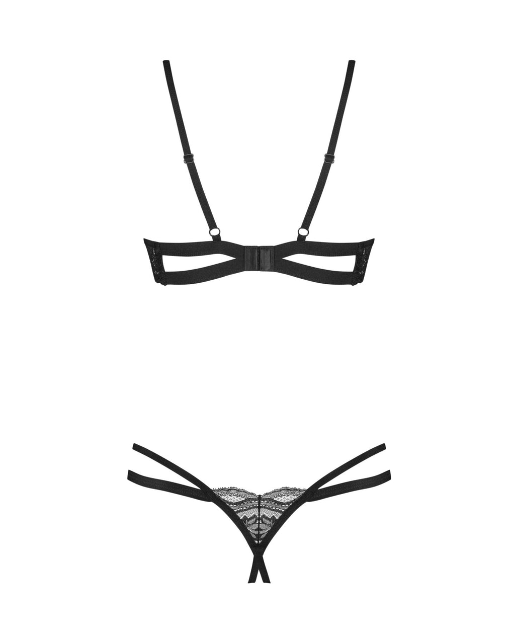 Комплект Obsessive Nutris 2-pcs crotchless set