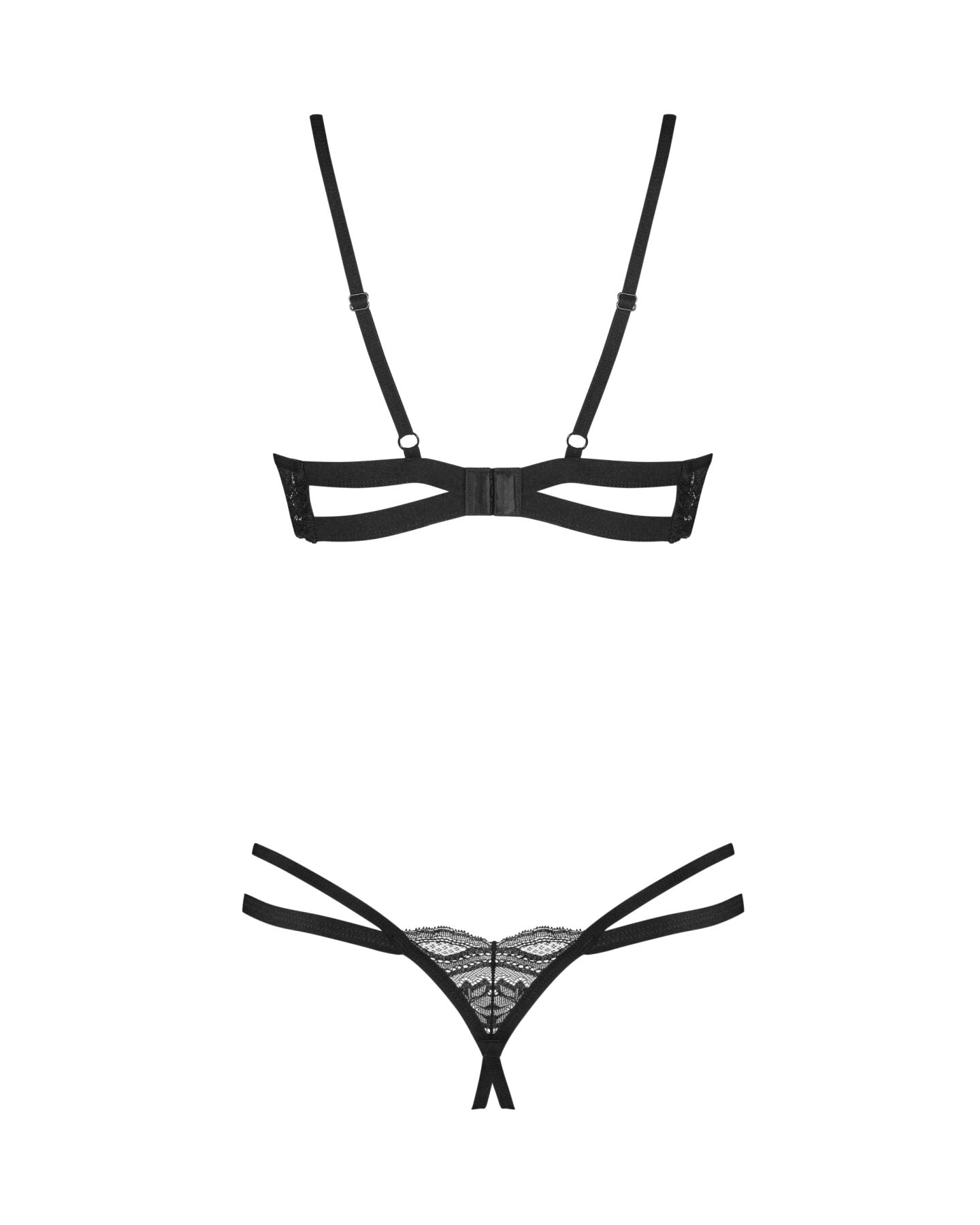 Комплект Obsessive Nutris 2-pcs crotchless set