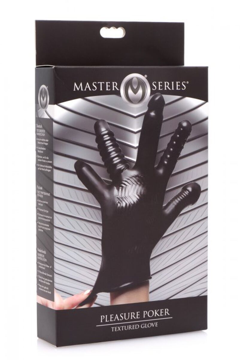 Рукавичка з різними текстурами Master Series Pleasure Poker Textured