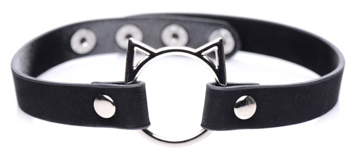 Чокер Master Series Kinky Kitty Ring Slim Choker