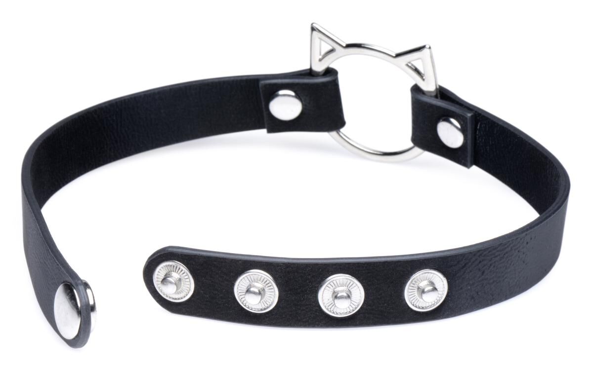 Чокер Master Series Kinky Kitty Ring Slim Choker