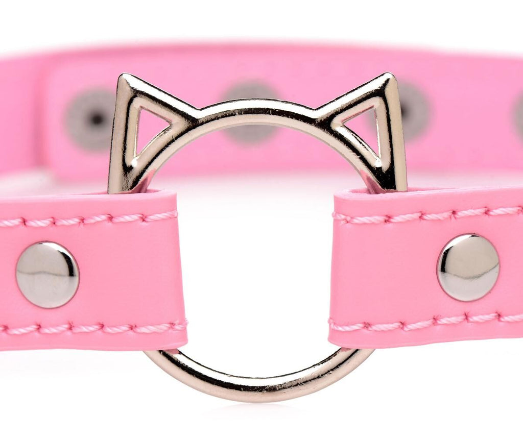 Чокер Master Series Kinky Kitty Ring Slim Choker