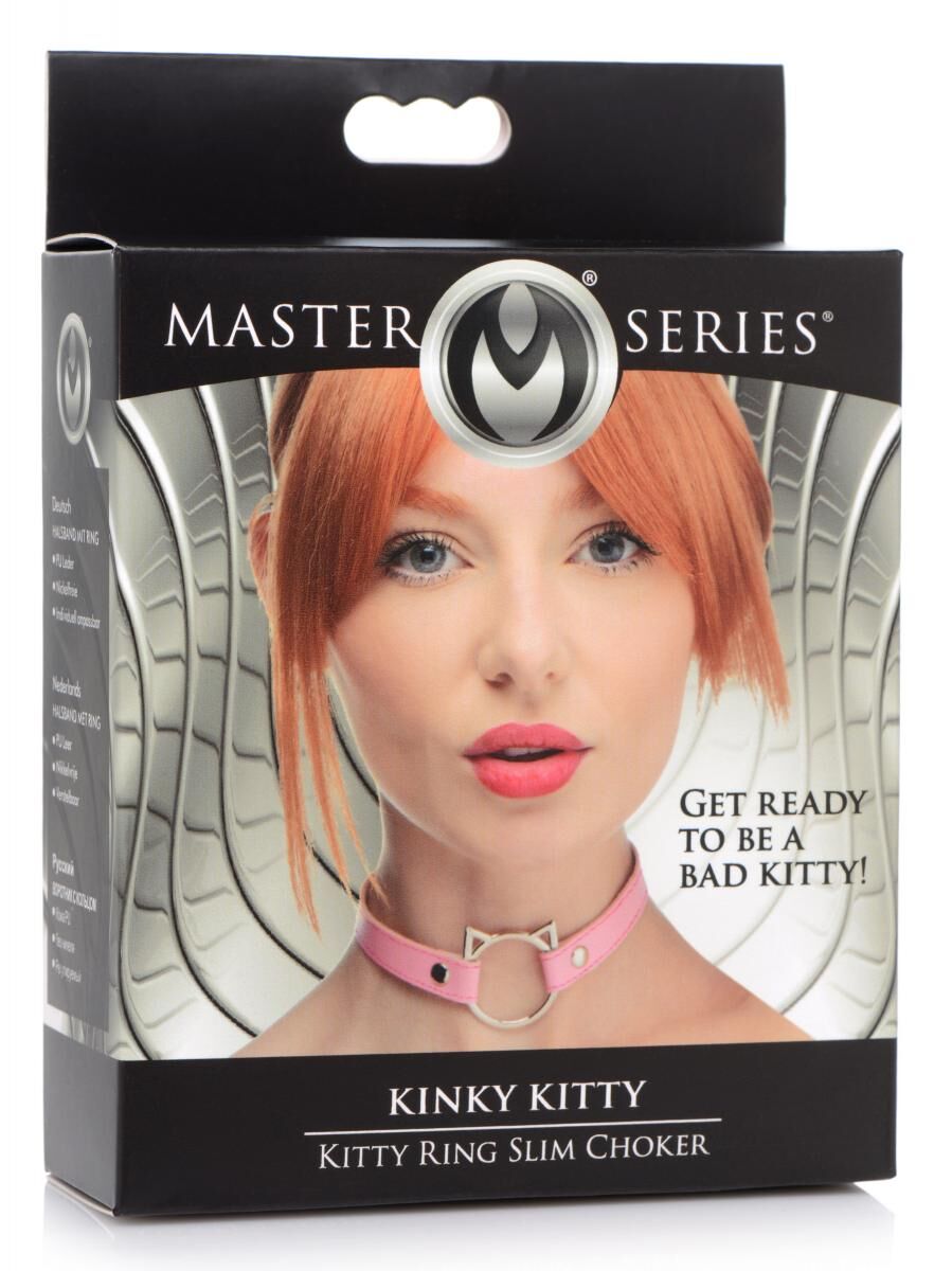 Чокер Master Series Kinky Kitty Ring Slim Choker