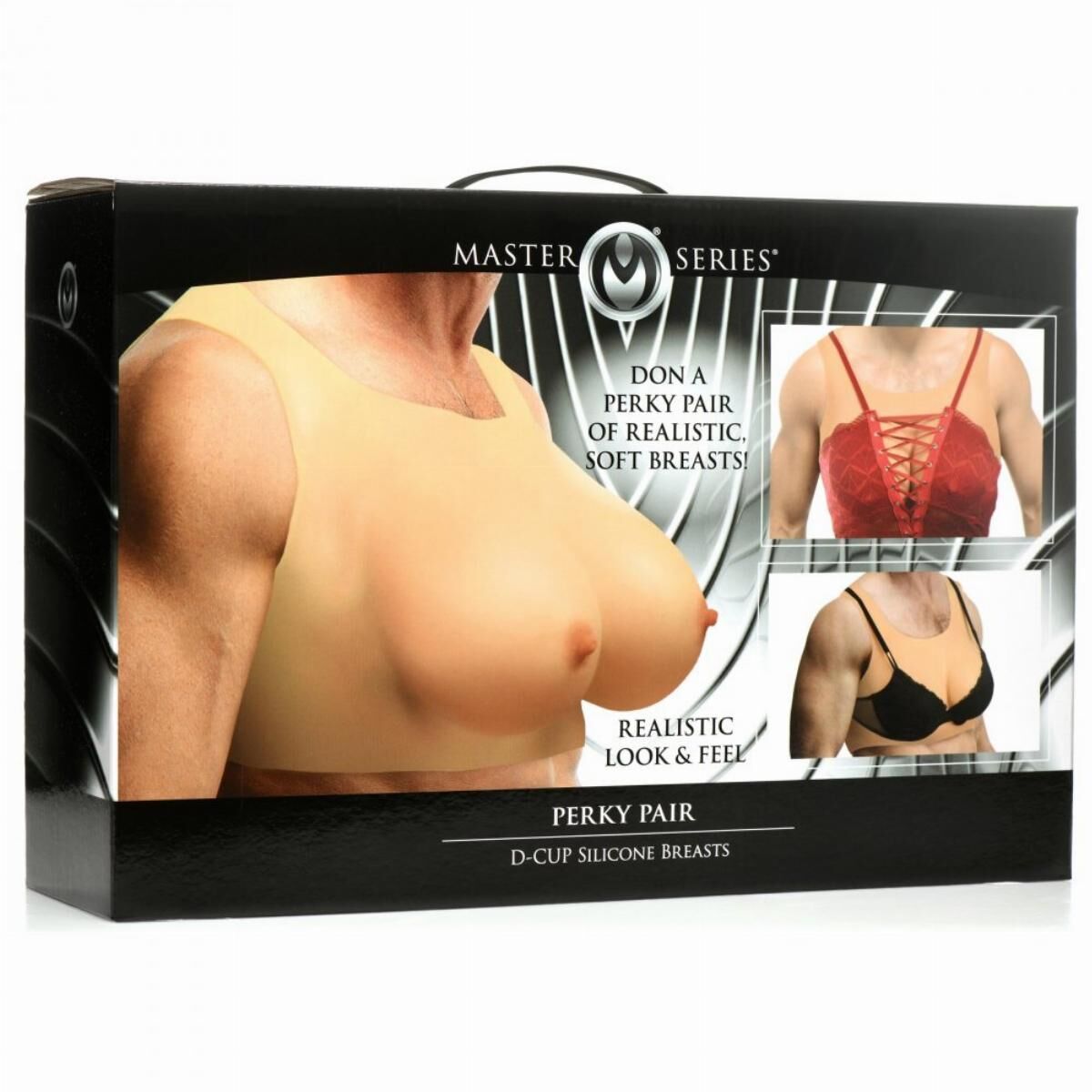 Накладні силіконові груди Master Series Perky Pair D-Cup