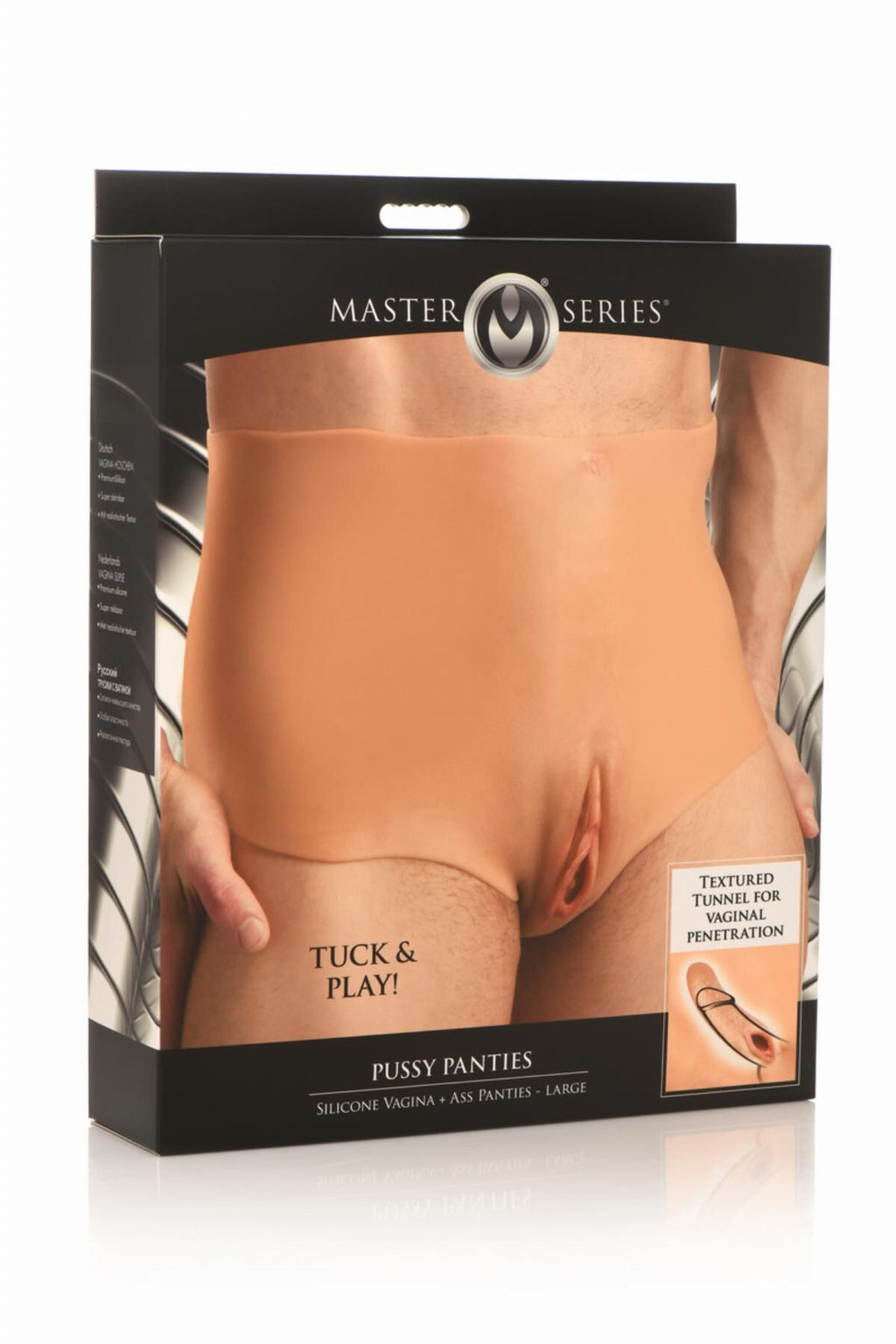Накладна вагіна Master Series Silicone Vagina +