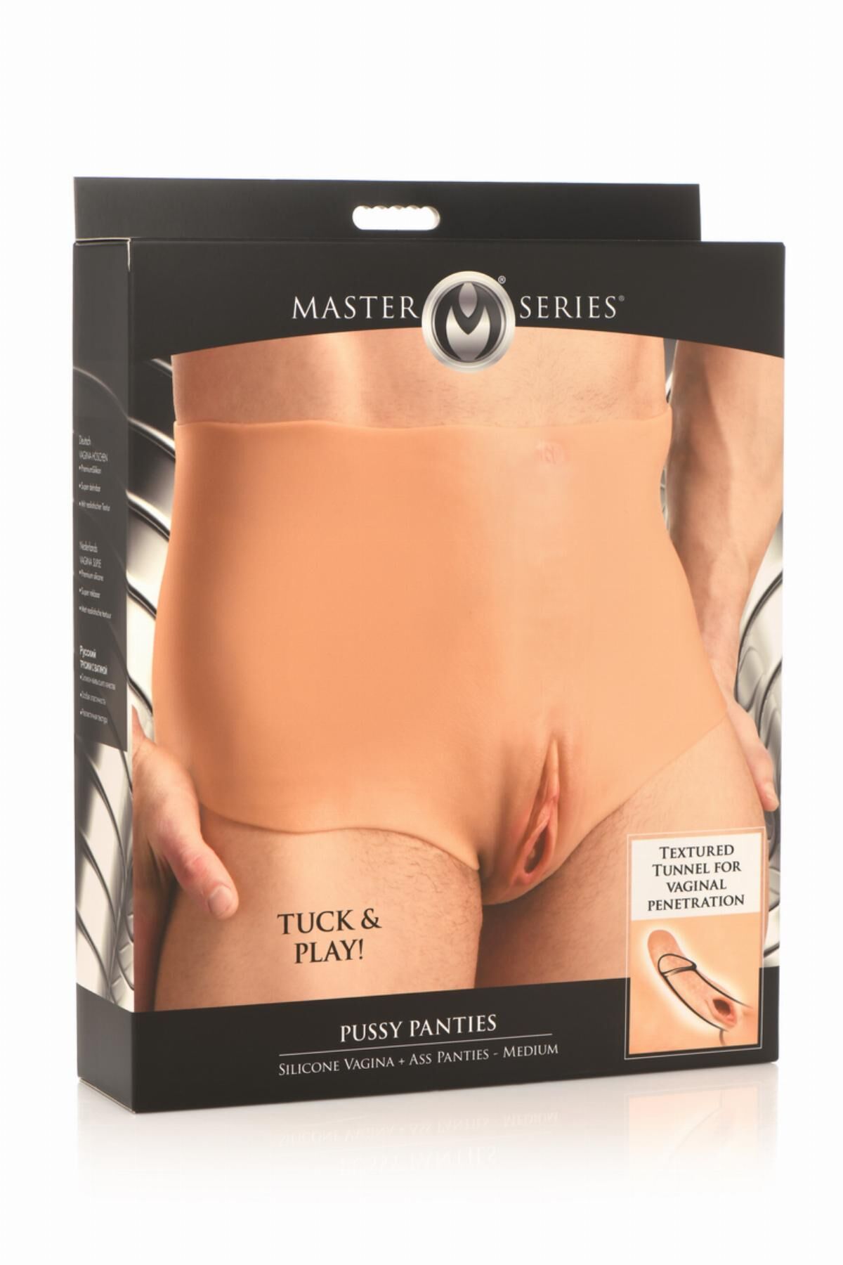 Накладна вагіна Master Series Silicone Vagina +