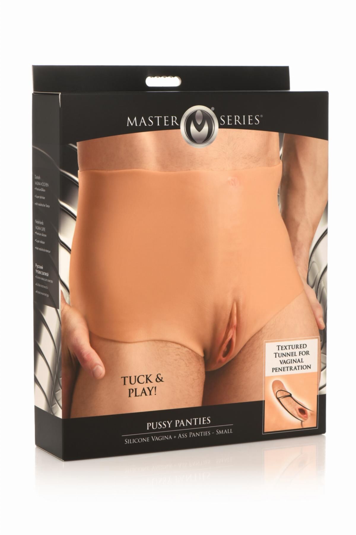 Накладна вагіна Master Series Silicone Vagina +