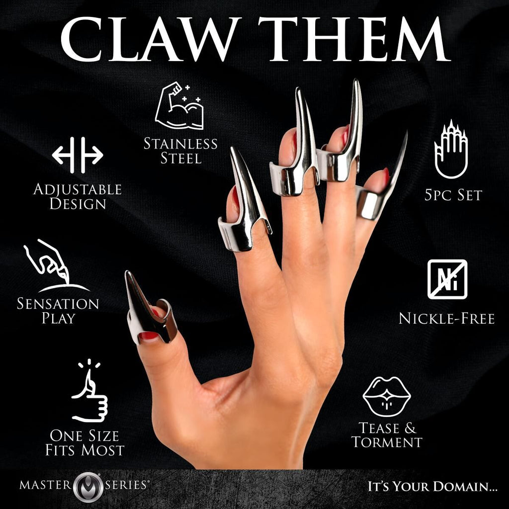 Набір кілець з кігтями Master Series Five-Piece Sensation Claw