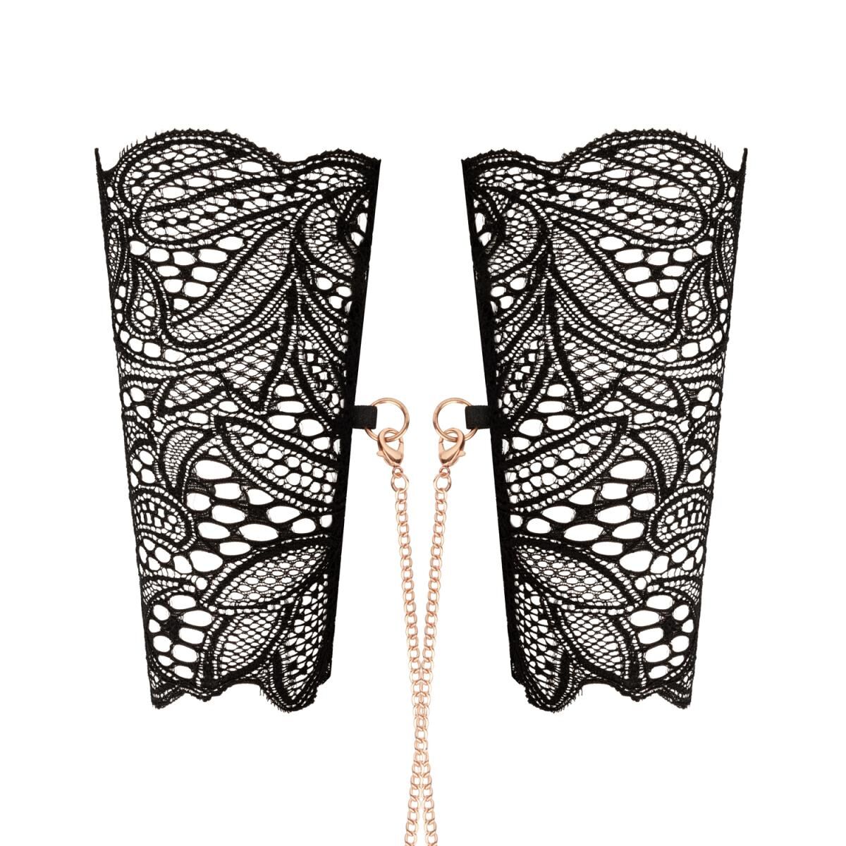 Мереживні наручники та комір Rosy Gold Lace Cuffs and Collar