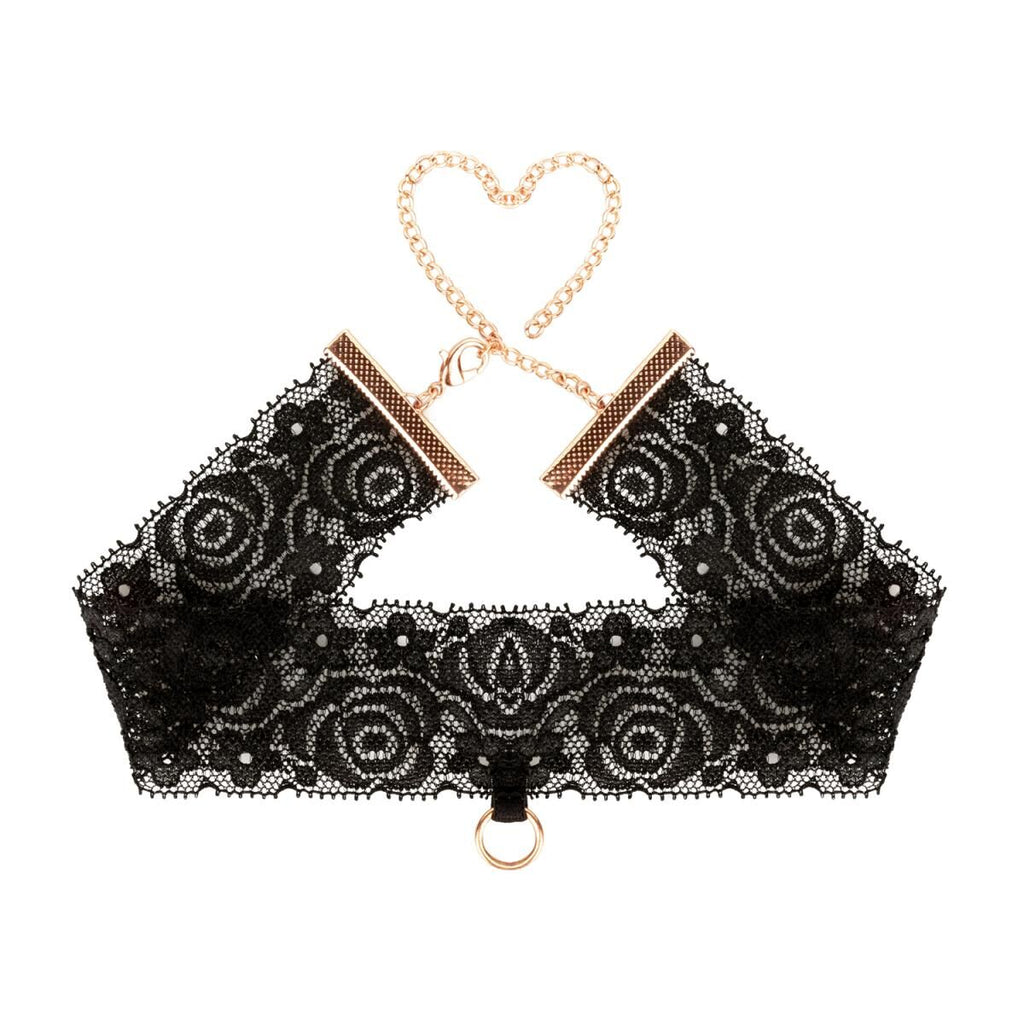 Мереживні наручники та комір Rosy Gold Lace Cuffs and Collar