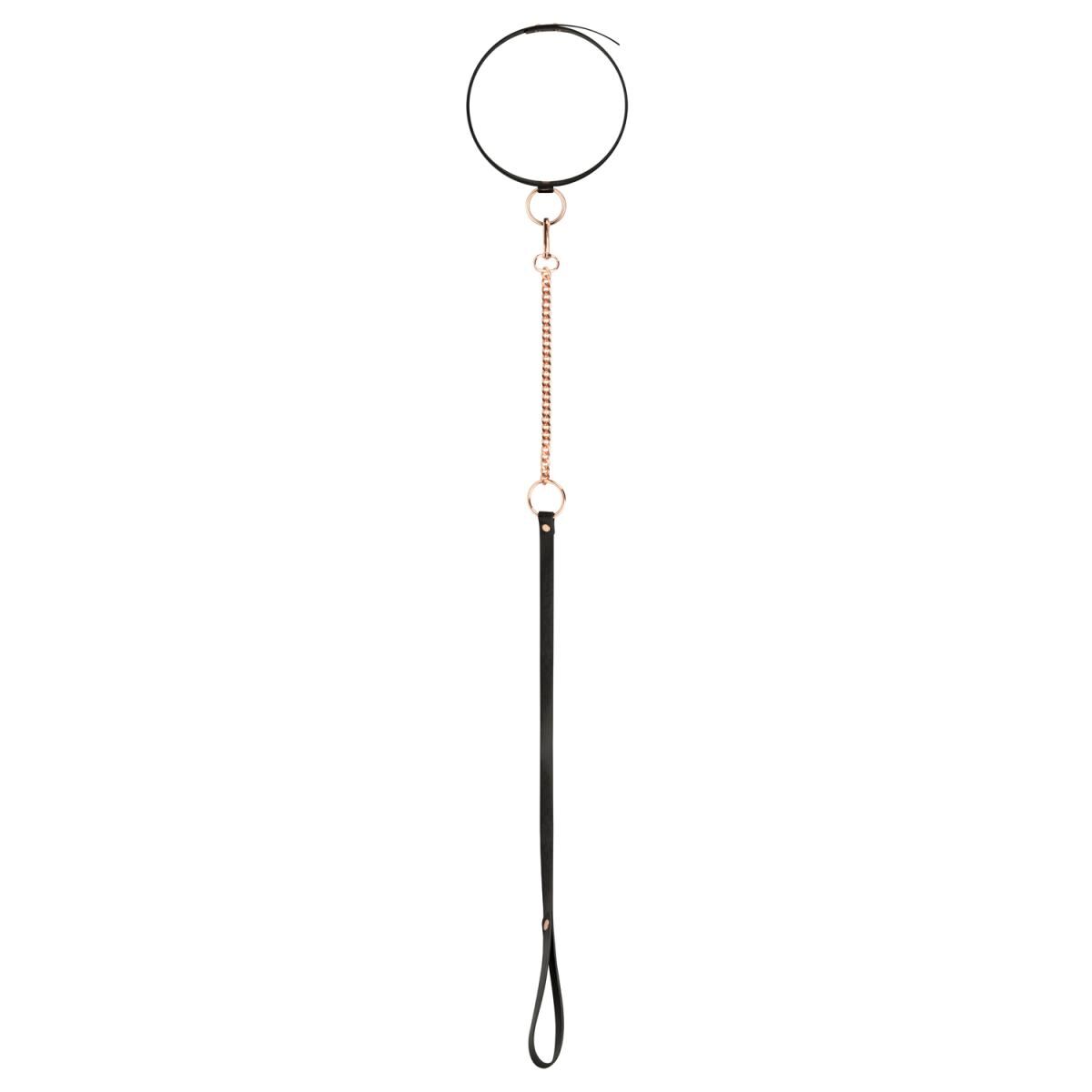 Нашийник з повідцем Rosy Gold Collar with Leash