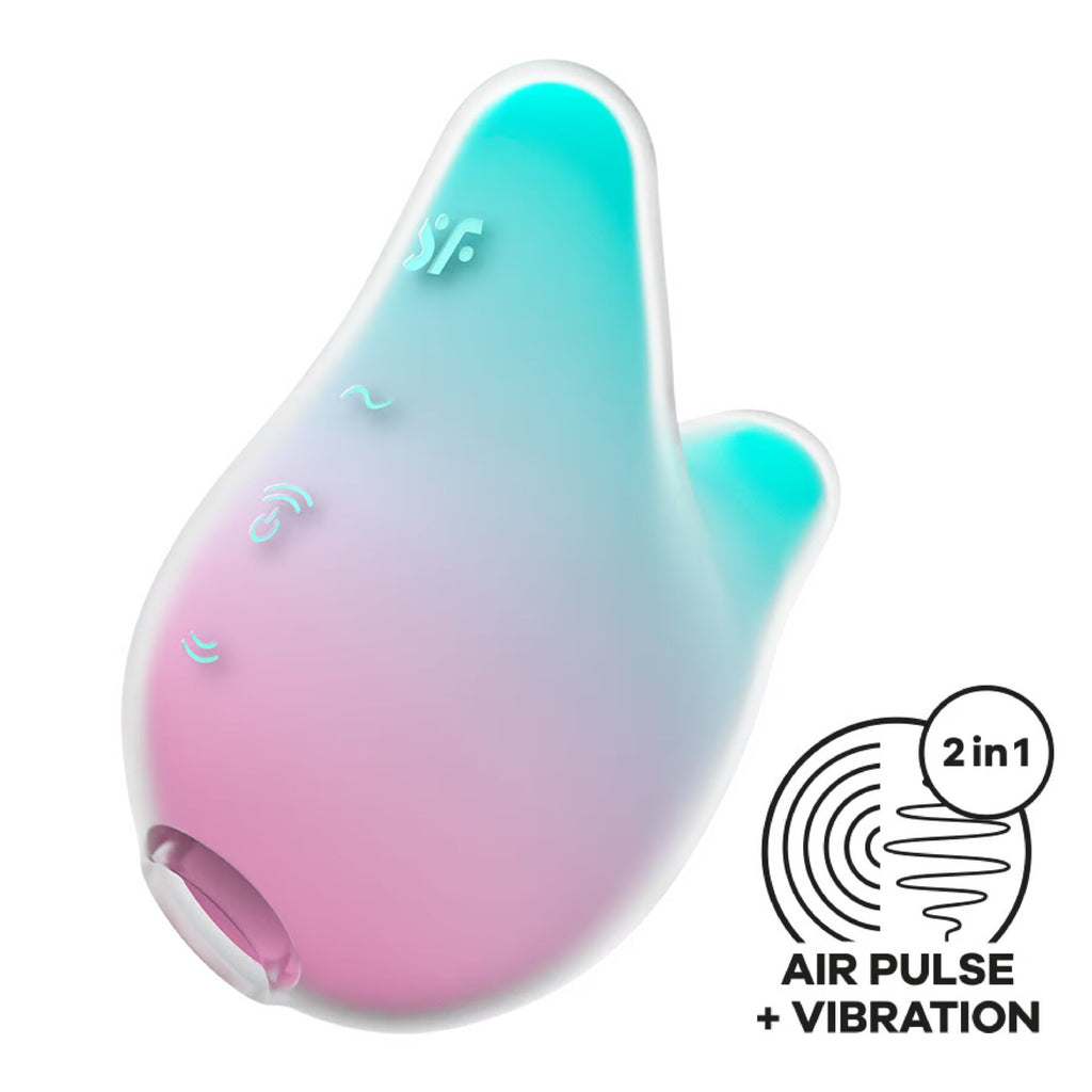 Вакуумний кліторальний стимулятор з вібрацією Satisfyer Mermaid Vibes