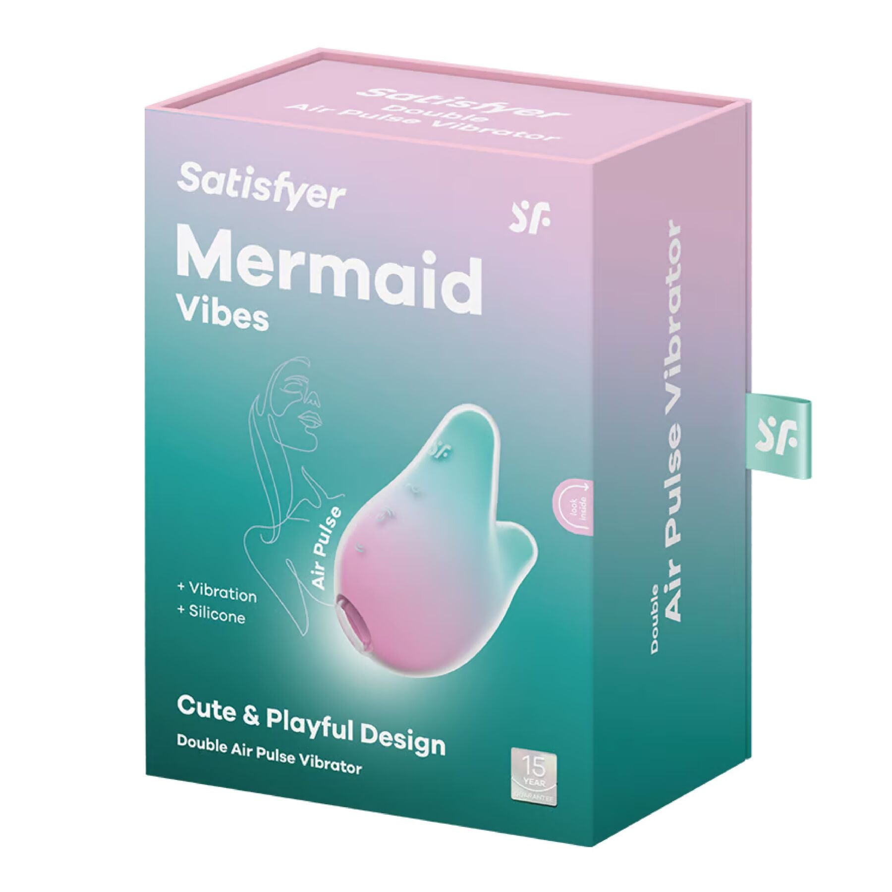 Вакуумний кліторальний стимулятор з вібрацією Satisfyer Mermaid Vibes