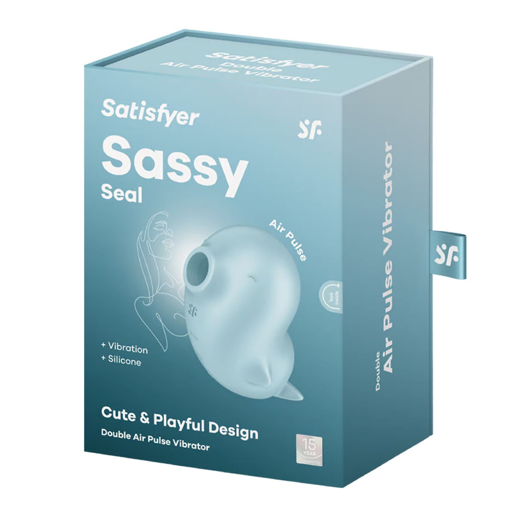 Вакуумний кліторальний стимулятор з вібрацією Satisfyer Sassy Seal