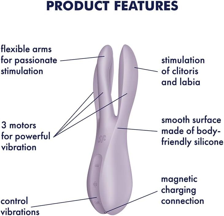 Кліторальний вібратор Satisfyer Threesome 2