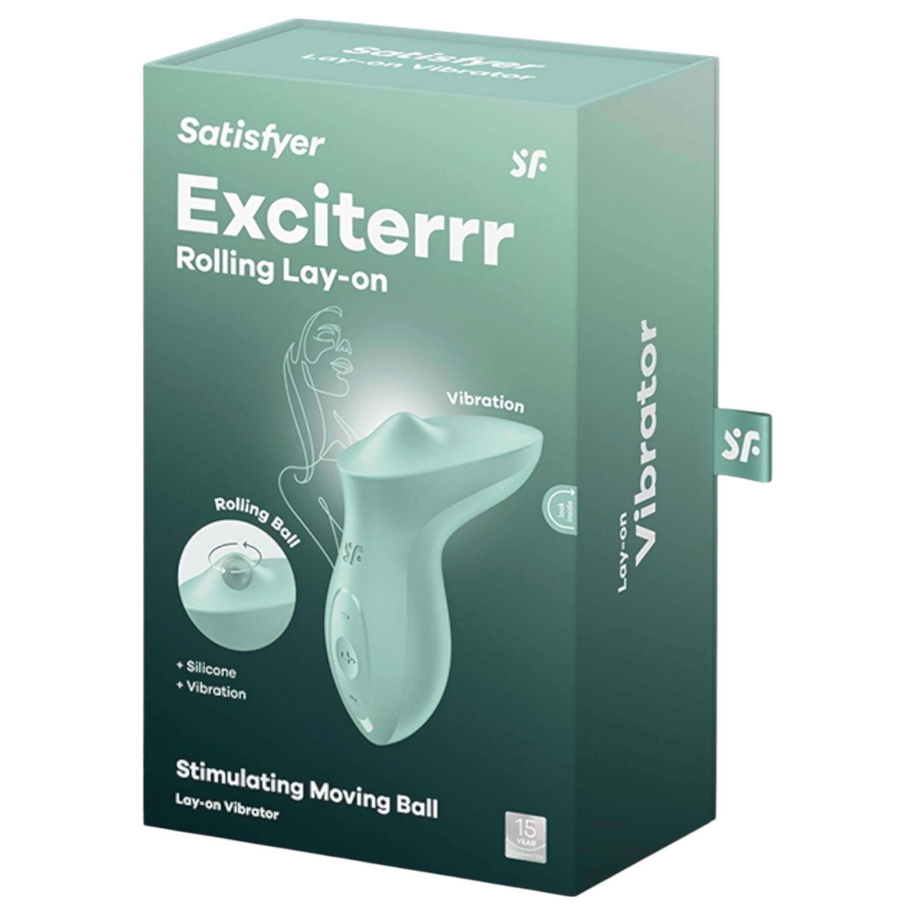 Вібратор для клітора з перлинною стимуляцією Satisfyer Exciterrr