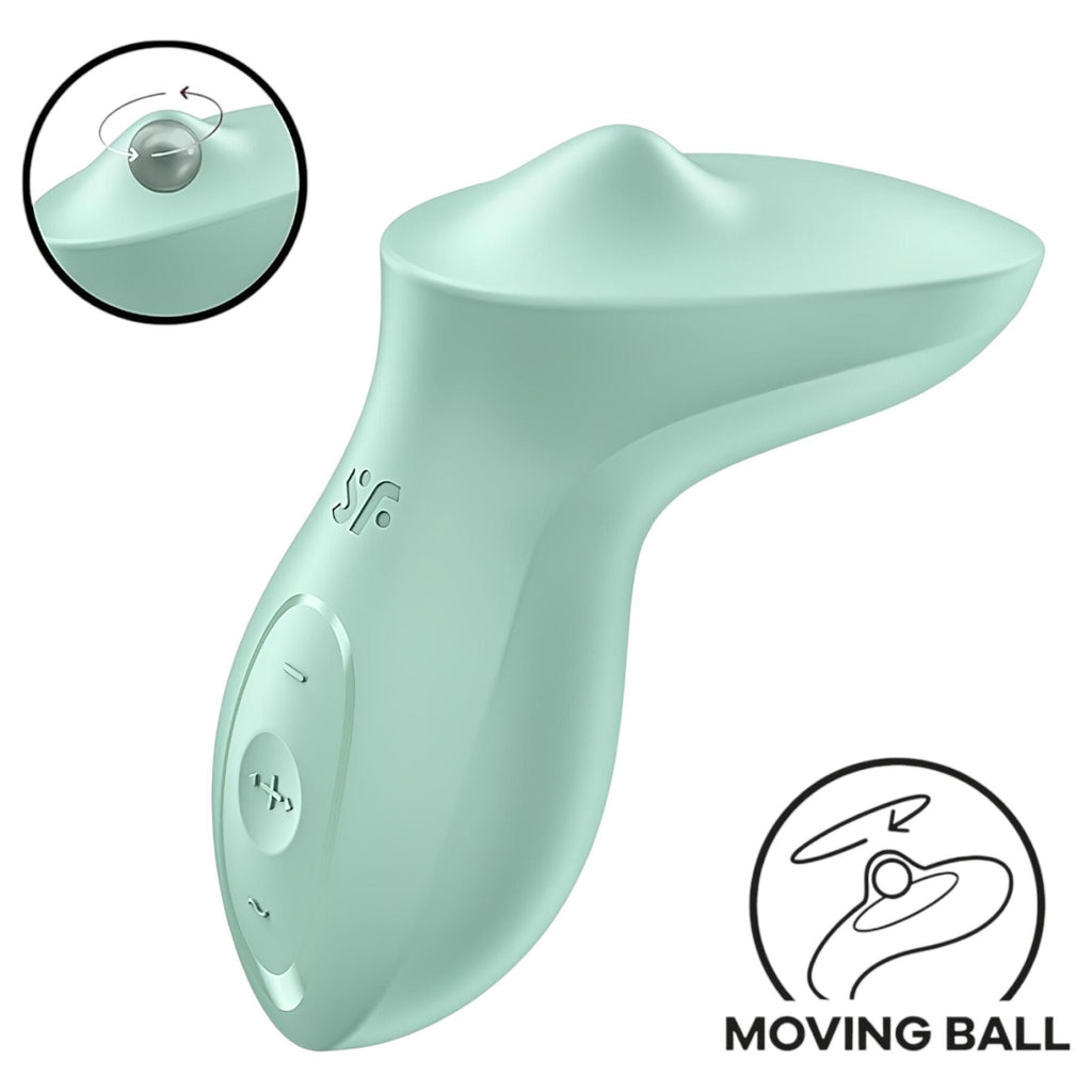 Вібратор для клітора з перлинною стимуляцією Satisfyer Exciterrr