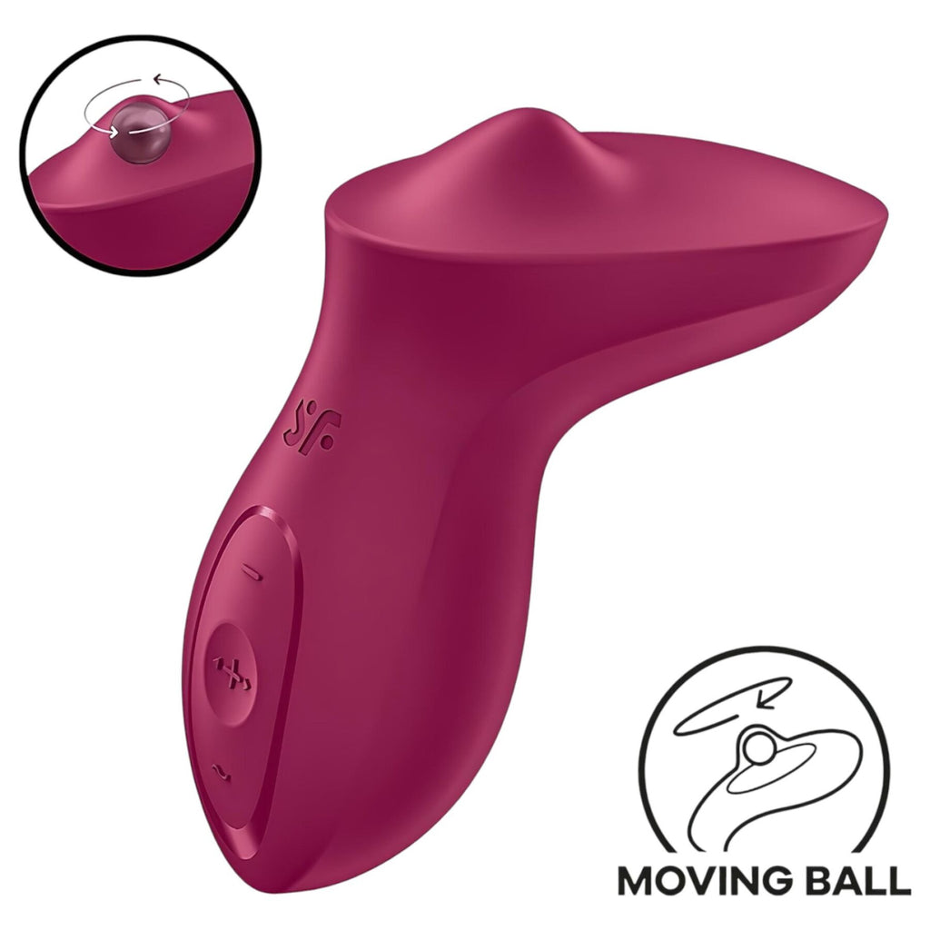 Вібратор для клітора з перлинною стимуляцією Satisfyer Exciterrr
